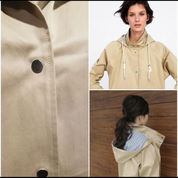 Zara Hooded Rain Jacket - Picture 11 of 11